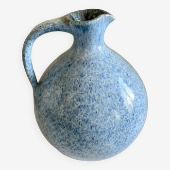 Pitcher ventru vase ceramic ball Accolay sky blue
