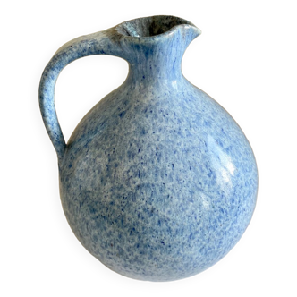 Pitcher ventru vase ceramic ball Accolay sky blue