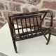 Vintage wicker magazine holder