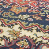 Tapis vintage rouge et bleu foncé – 236 x 170 cm