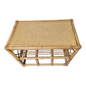 table basse en rotin