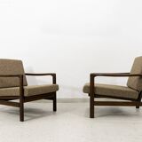 Mid Century Armchairs By Zenon Bączyk, 1960's, Set Of 2