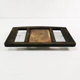 Art Deco wall hanger with mirror, Denmark, 1930s.