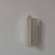 Vintage opaline glass wall light, Delmas France 1970