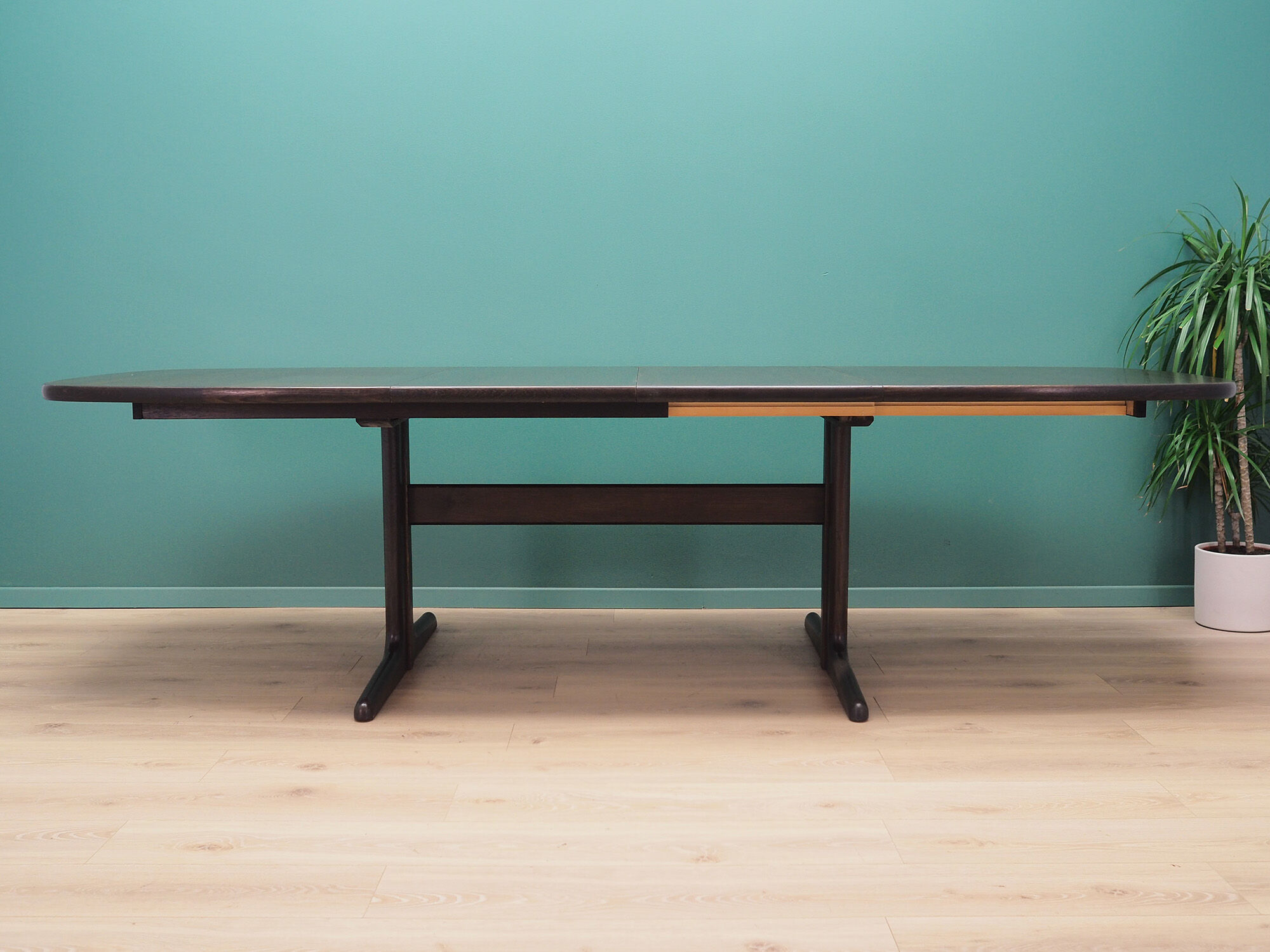 Table oak, Danish design, 70's, producer: Skovby