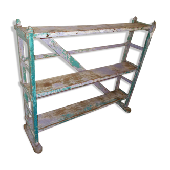 Teak bookcase shelves