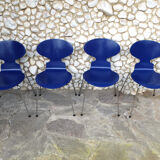 Suite of 4 ant chairs 3101 series 7 Arne Jacobsen for Fritz Hansen Ant chair
