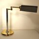 Desk lamp chrome and gold