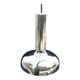 Chrome space age pendant lamp