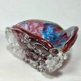 Cenicero de cristal de Murano. Italia, 1980s