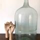 Old demijohn 25L, transparent glass carboy