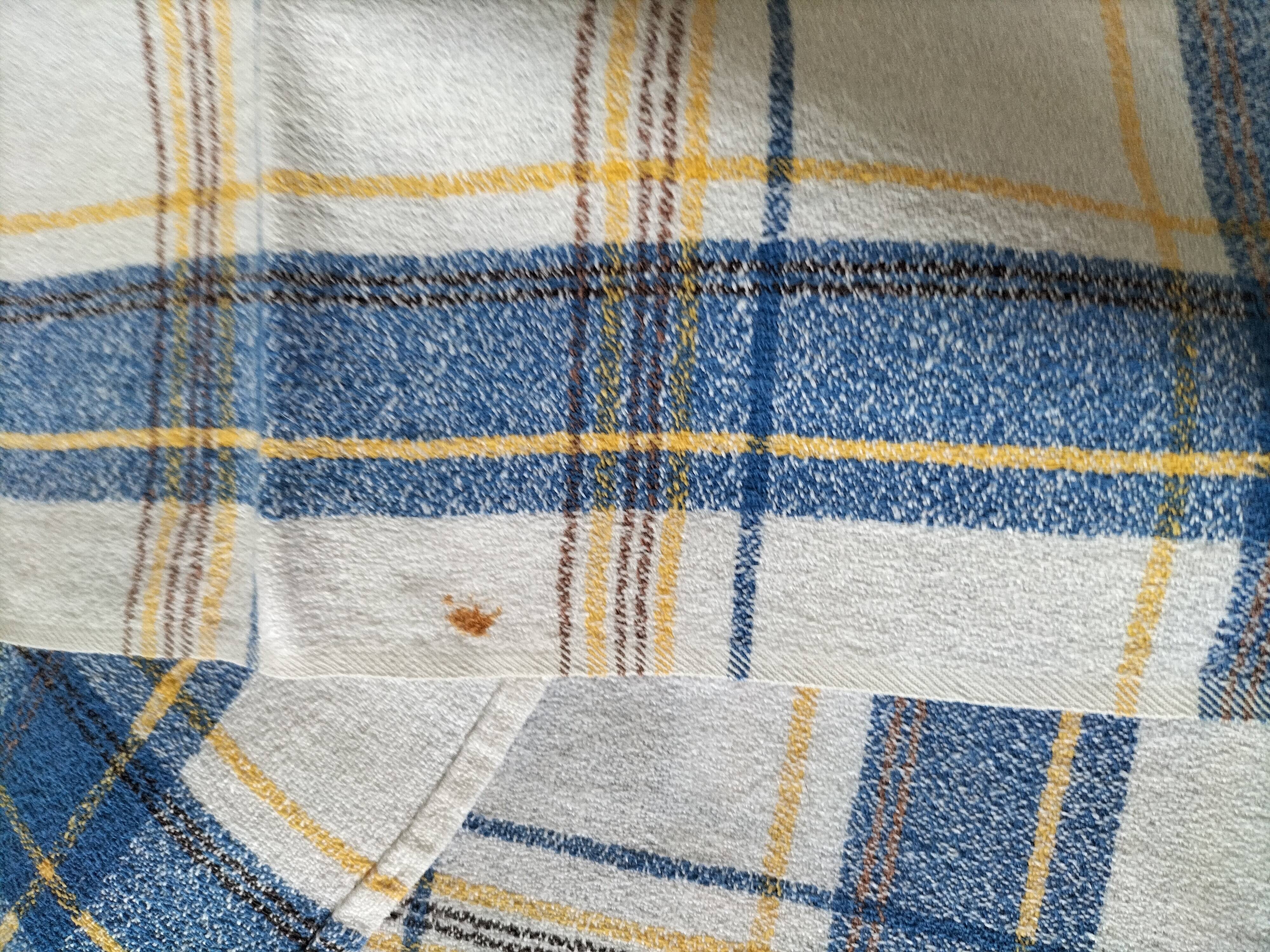 Ensemble de 6 serviettes de table vintage à carreaux