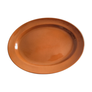 Plat ovale en terre cuite