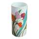 Cylindrical porcelain vase, floral decoration, Wolf Bauer Rosenthal
