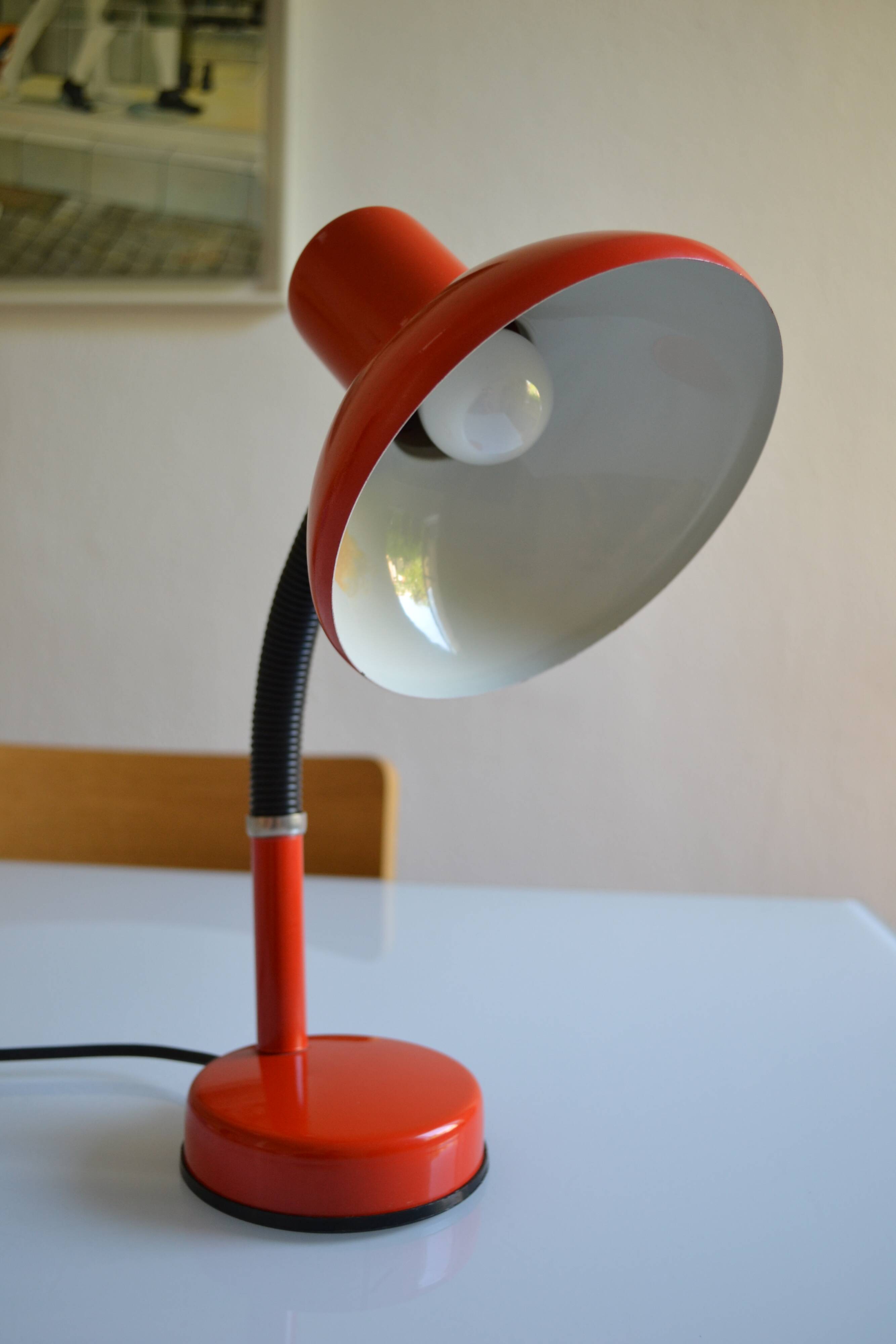 Vintage orange lamp Kema Keur