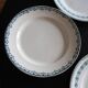 Set of 5 ironstone plates Moulin des Loups & Hamage