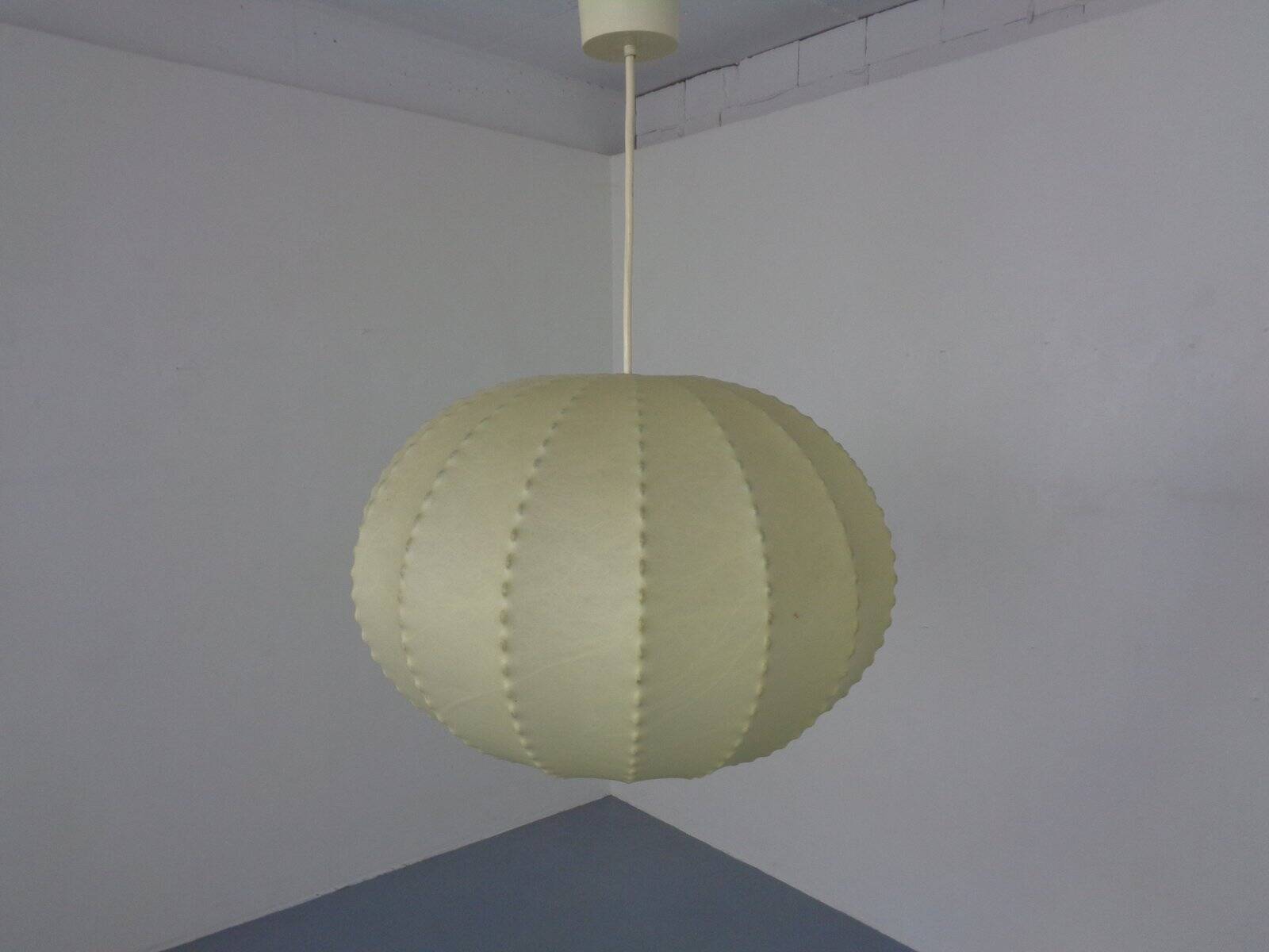 Italian Cocoon Pendant Lamp by Achille & Pier Giacomo Castiglioni, 1960s