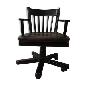 Chaise de bureau en bois