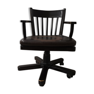chaise de bureau en bois