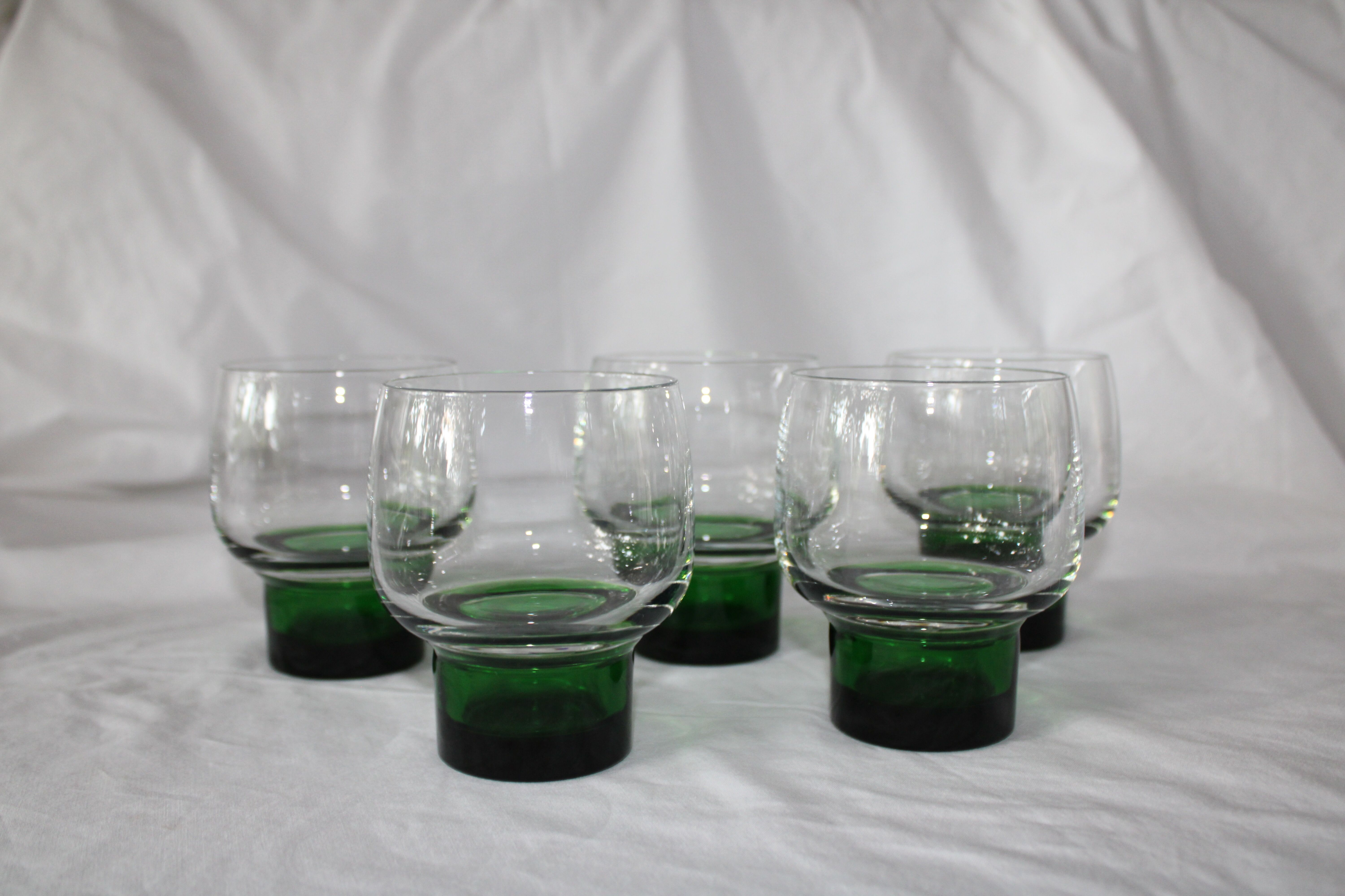 5 Luminarc Vintage wine glasses