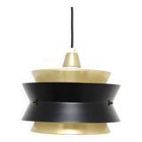 Lampe Trava dorée, Suède, années 1960