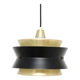 Lampe Trava dorée, Suède, années 1960