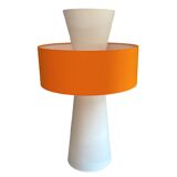 Intense orange furniture lamp Lamp'cône