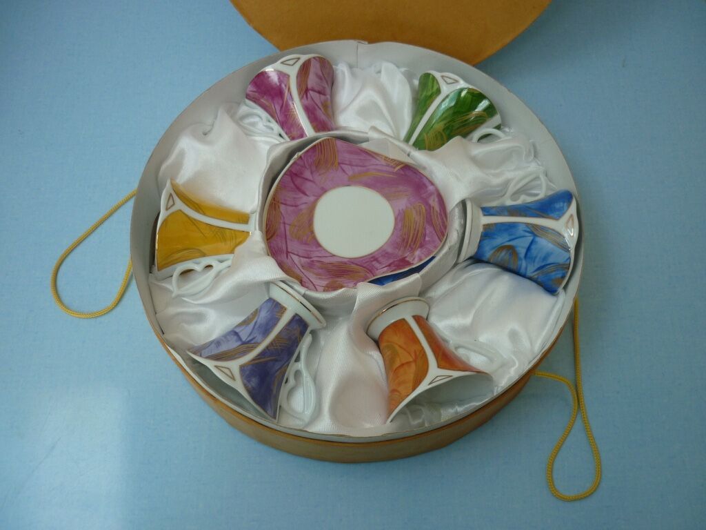 Coffee service in fine porcelain TEC France