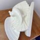 Cracked ceramic doves, signed Lejan