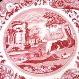 Plateau à gâteaux Cranberry Spode « Italian » Design Lavable au lave-vaisse