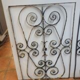 3 old wrought iron gates