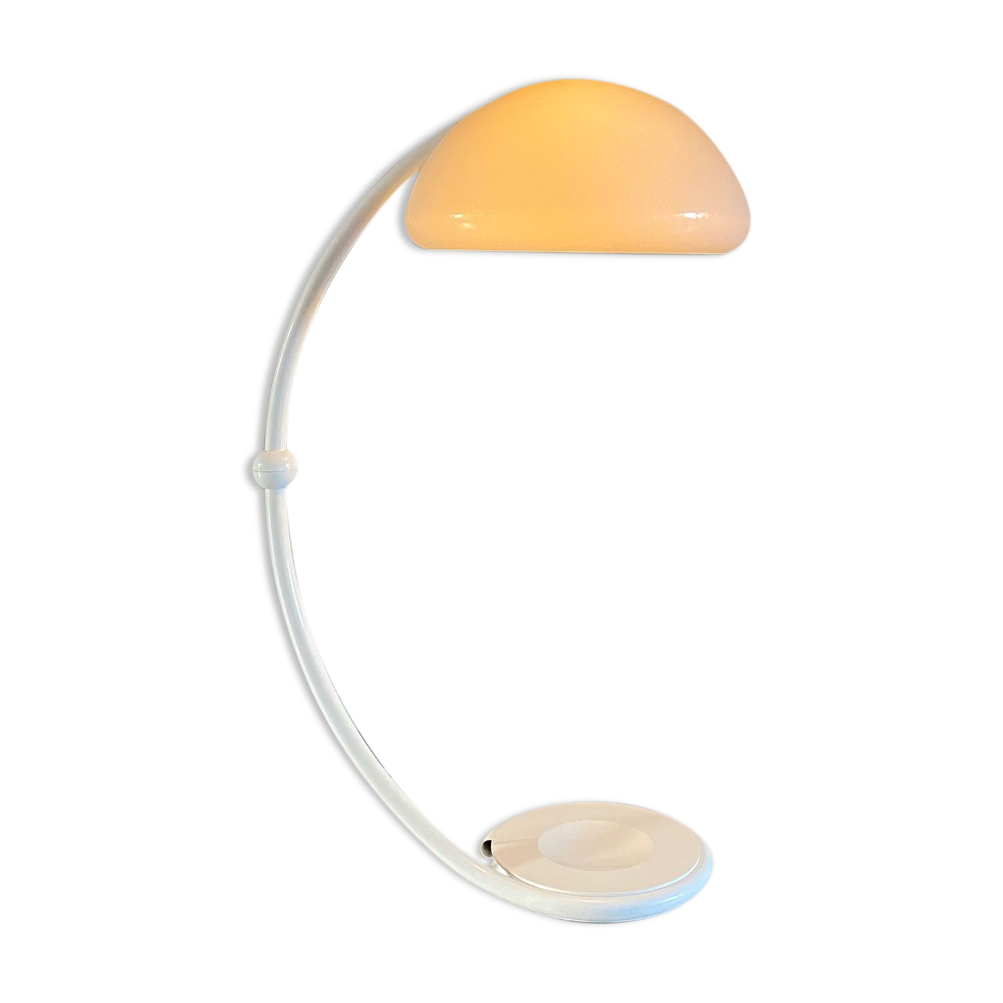 White serpente floor lamp Martinelli