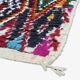 Colourful Berber Rug - 254 x 78 cm
