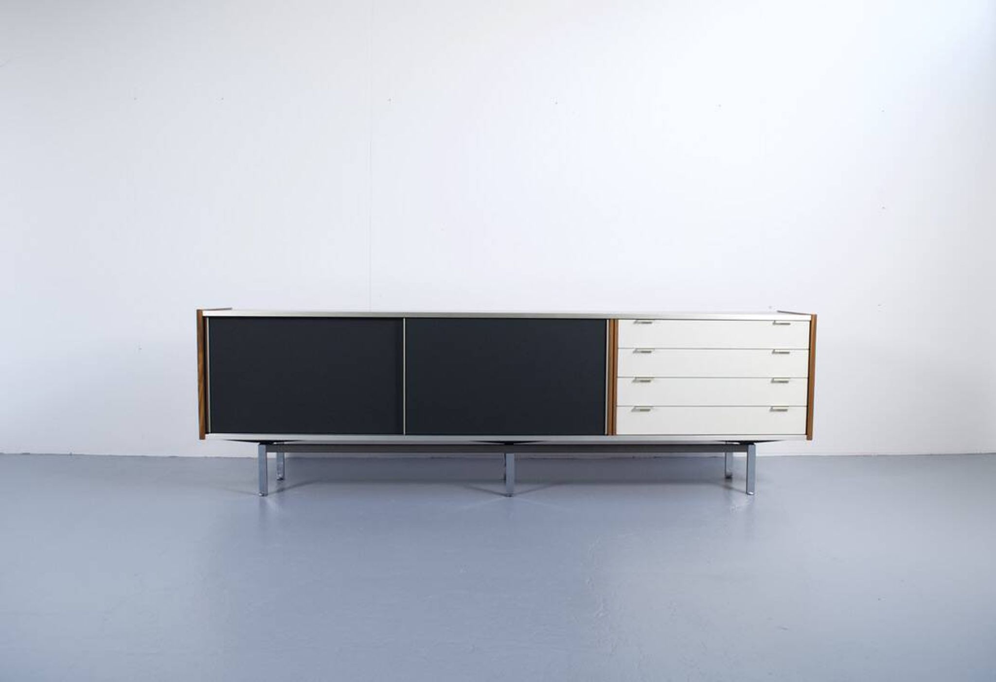 Enfilade en teck Georges Frydman édition EFA, 1963