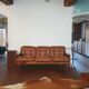 Vintage Danish Scandinavian sofa 3 seater camel leather