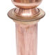 Copper planter and pedestal