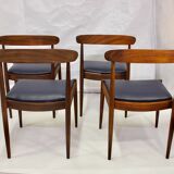 4-Pack Scandinavian chairs 1960
