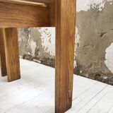 Duo of les arcs mountain pine chairs