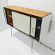Vintage enfilade in formica / Eiffel feet / sideboard storage cabinet
