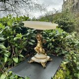 Large bronze and onyx catchall from French Algeria, late 19th century.