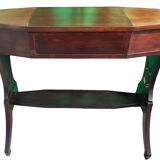 Walnut toilet table - XIX