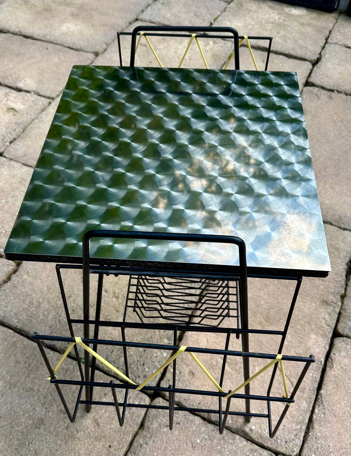 Vintage 1970s turntable door