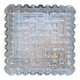 Ceiling lamp minimalist glass 1970 1980