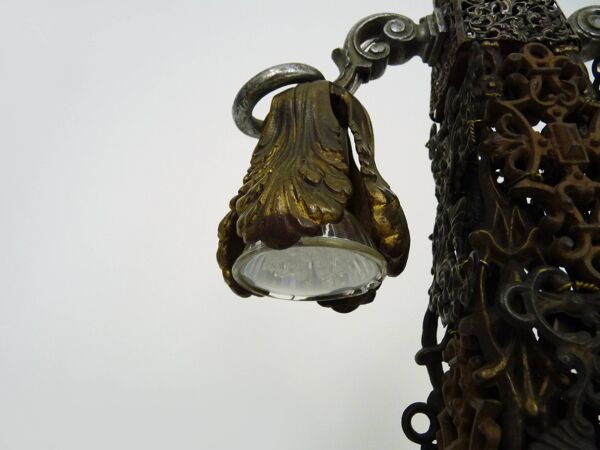 Pièce unique. Prototype de lampe sur pied, lampe de chevet. Artiste hollandais