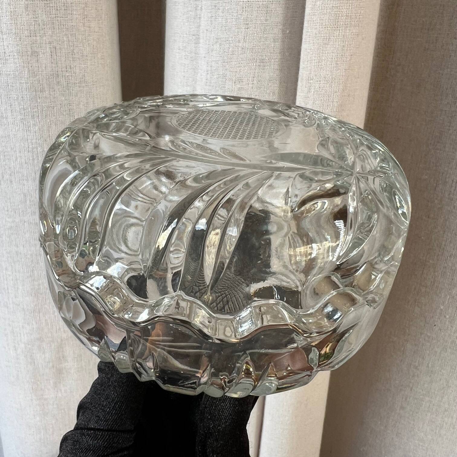 Crystal candy dish