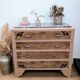 Art deco chest of drawers vintage rosewood marble