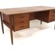 Scandinavian teak desk, Göran Strand, Lelångs Möbelfabrik, Sweden, 1950