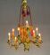 Louis XVI Style Basket Chandelier in Gilt Bronze Circa 1880