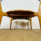 Glass coffee table