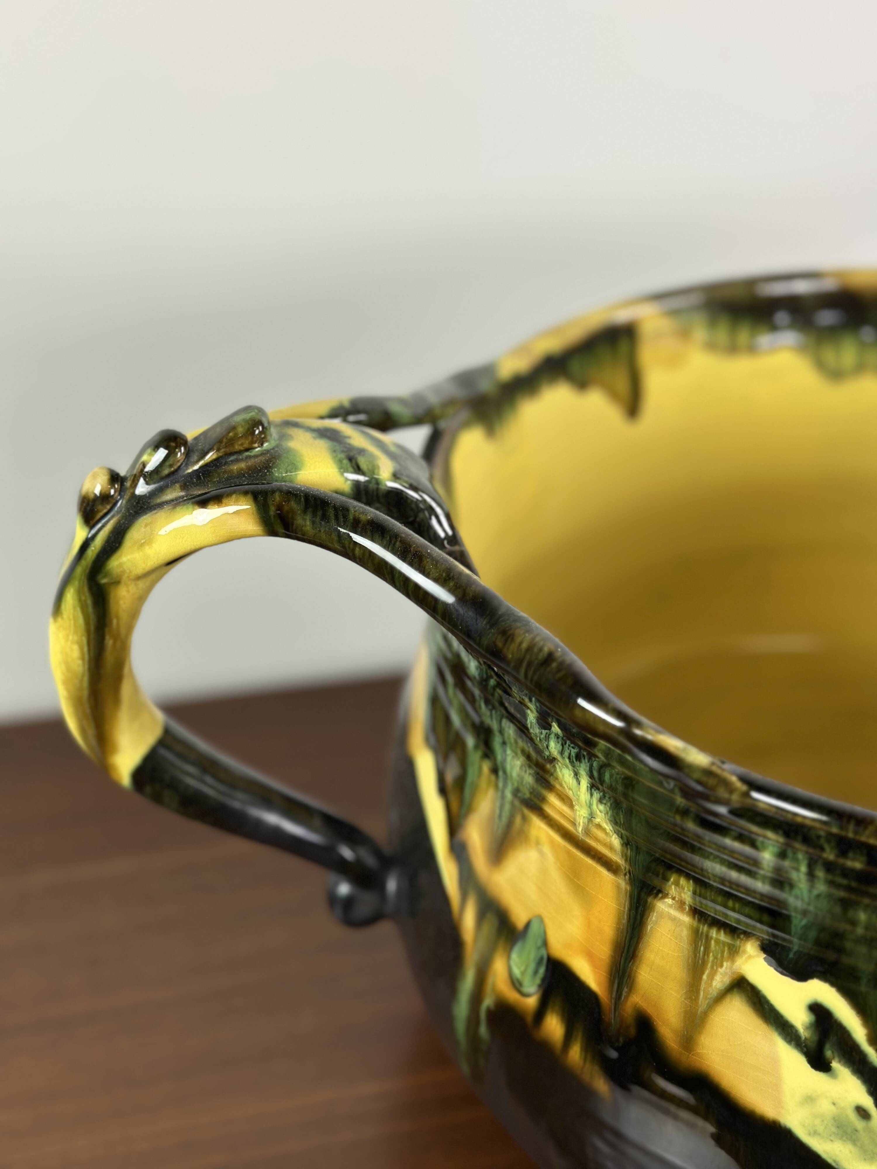 Vintage ceramic basin by André Chaudemanche 1960